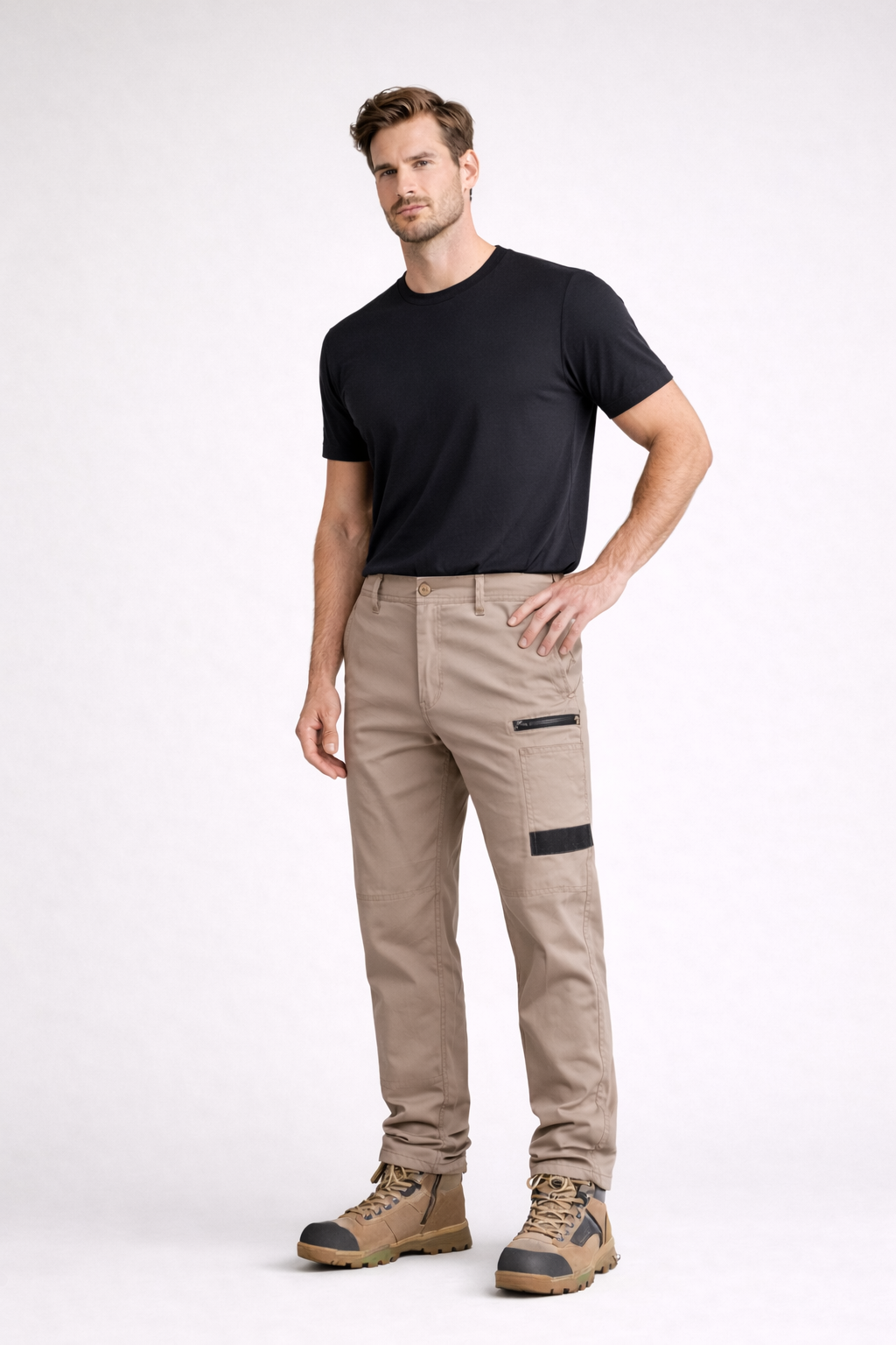 Stretch Work Pant - Taupe